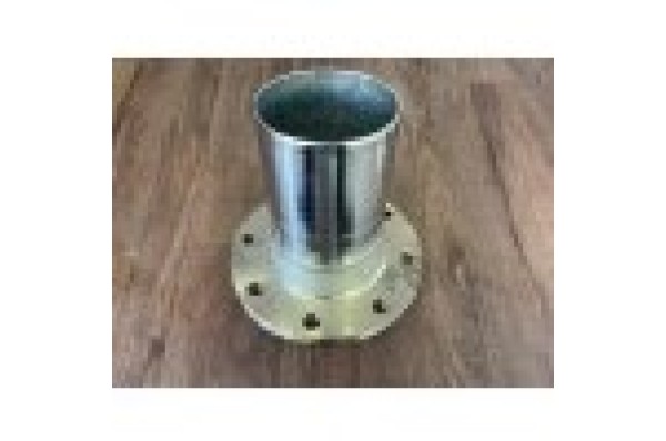 DN 150 PN Flange coupling with fixed flange, hose tail 150 mm Galvanised